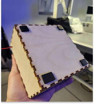 Rubber feet to seperate from table