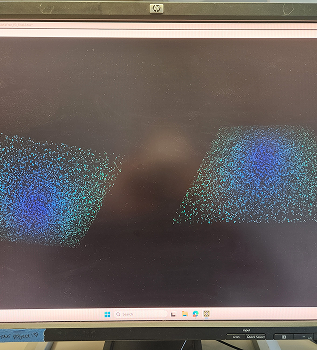 Side by side projection
