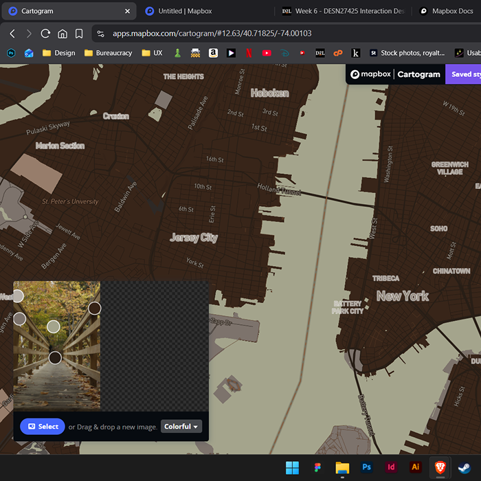 testing more image colour schemes in cartagram