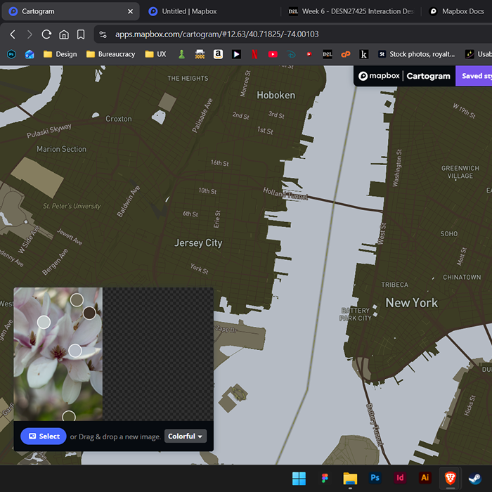 testing more image colour schemes in cartagram