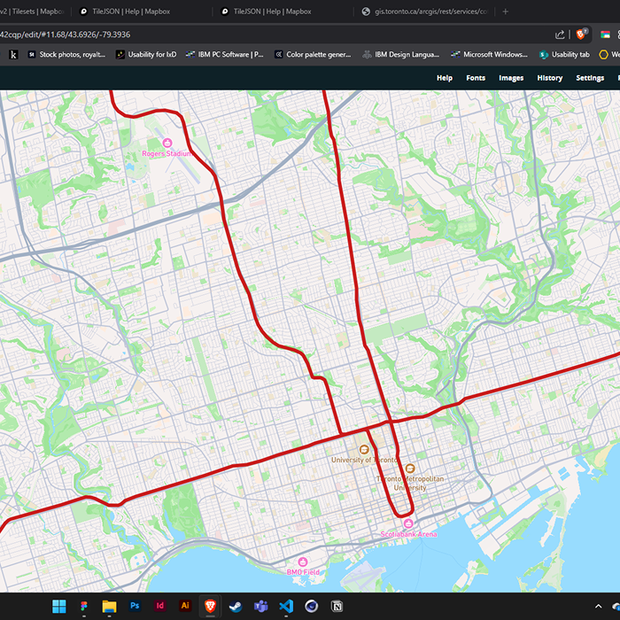 this is a geojson of the subway line
