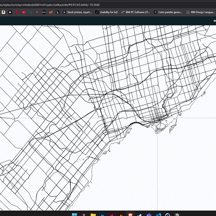 Toronto roads but further away